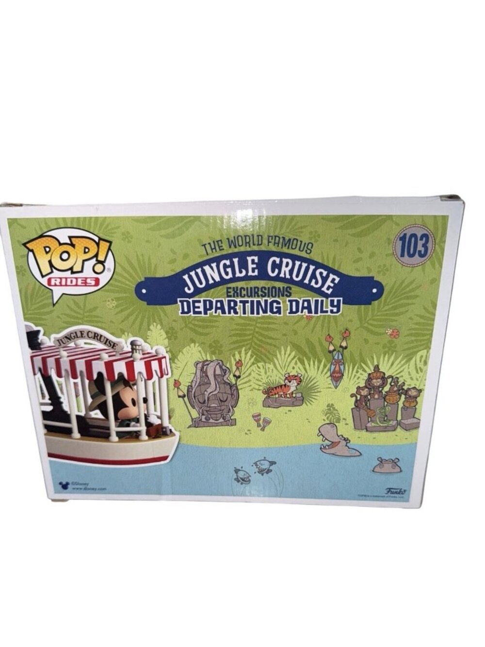 The Jungle Cruise - Mickey Mouse 103 FUNKO POP VINYL NEW IN MINT BOX - Picture 5 of 9